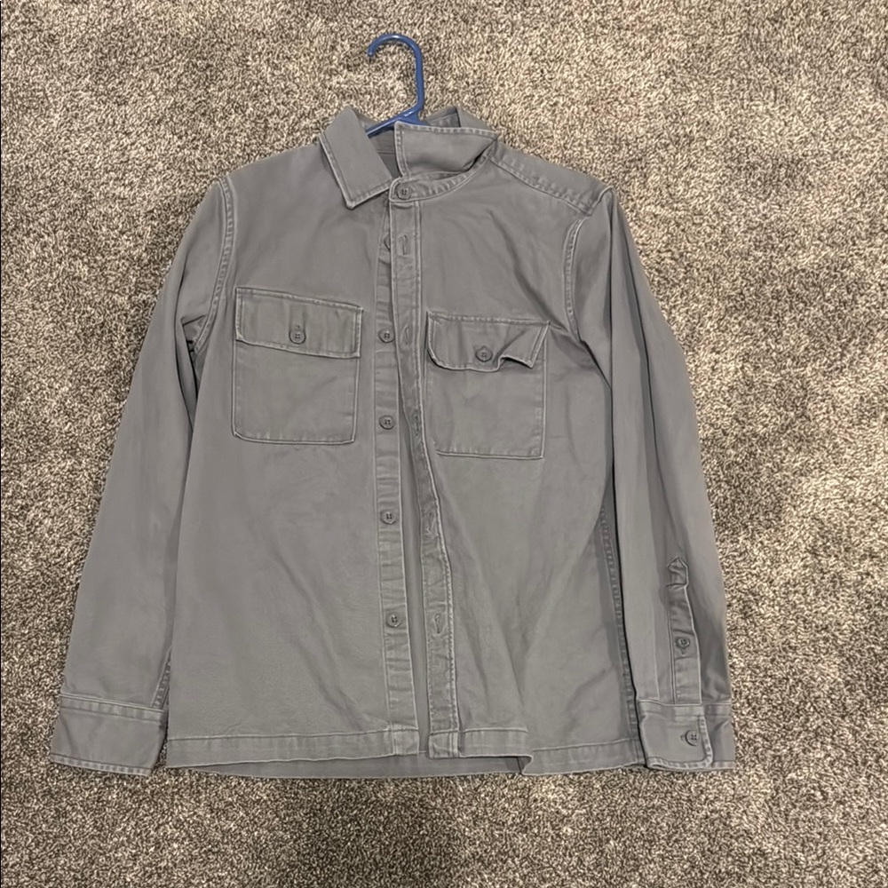 Aeropostale Men's Gray Shirt Jacket